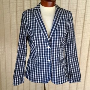 Banana Republic Plaid Shirt Jacket, Sz S
